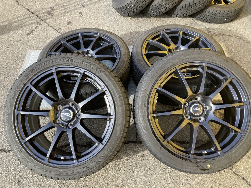 MID Wheels - SCHNEIDER/BS 18-inch studless tires (4 tires)