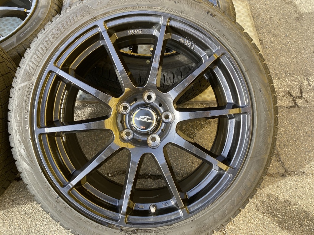 MID Wheels - SCHNEIDER/BS 18-inch studless tires (4 tires)