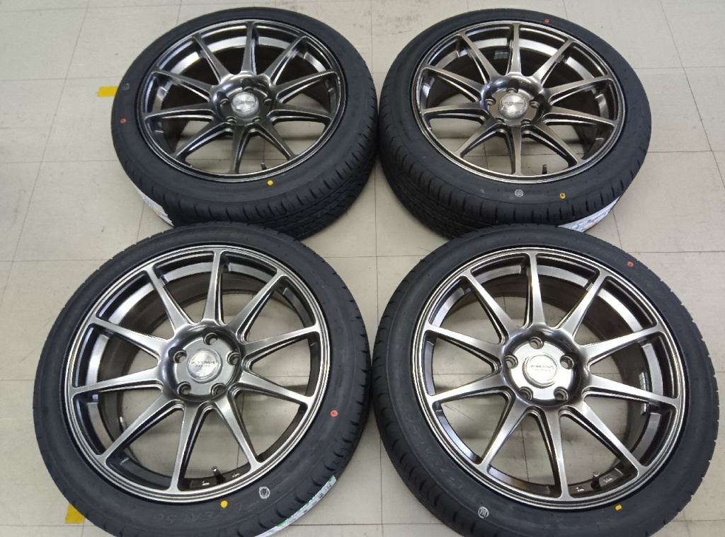 ☆ KYOWAレーシング KR1182 USEDタイヤ付 4本set ☆ Kyowa Racing - KR1182 / Brand new 18-inch set of 4 - Nengun