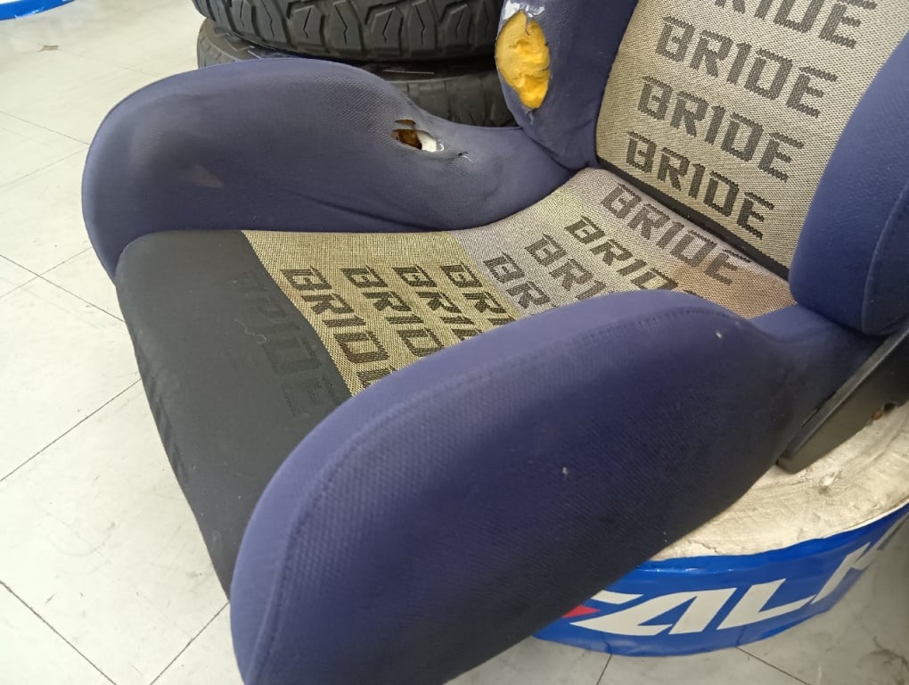 BRIDE セミバケ ブリックス Bride Seats Brix 1.5 Black Steel Full Set 1 PAIR AUTHENTIC