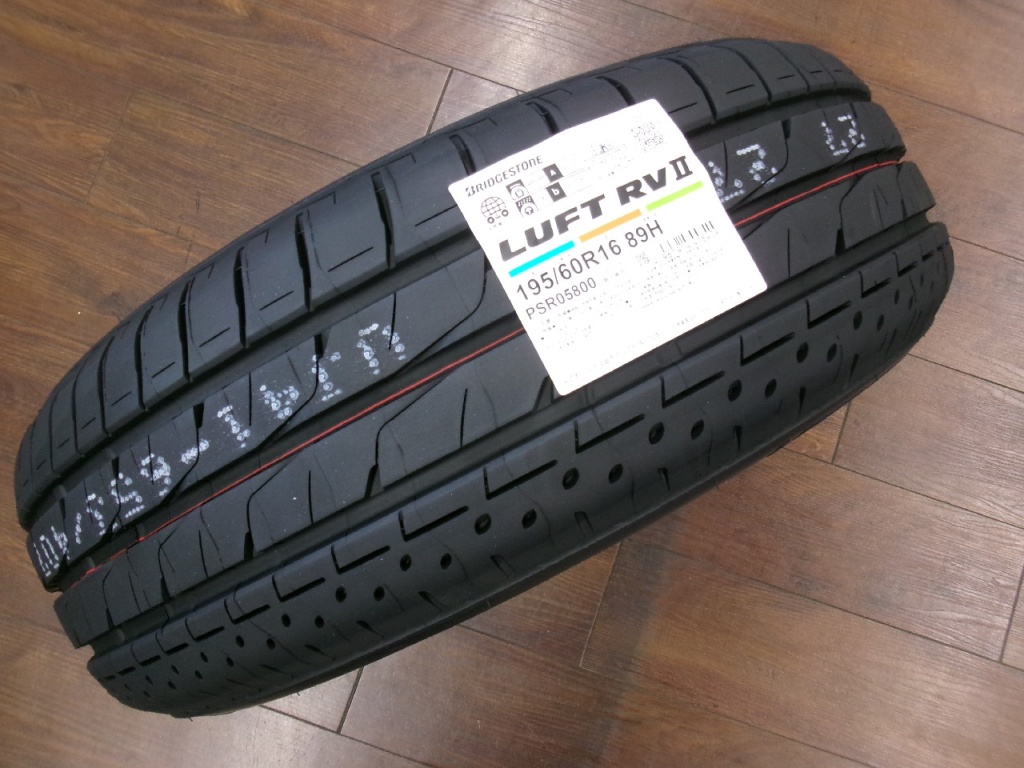 唄*1様 Bridgestone LUFT RV II 195/60R16 89 Bridgestone - New LUFT RV2 tires (195/60R16) - Nengun Performance