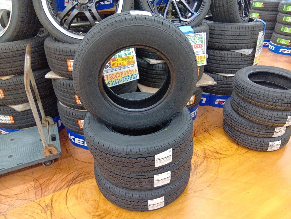 195/80R15 LTブリヂストン 22年 4本セット 山バリ 送料無料 BRIDGESTONE 195⁄80R15 LTタイヤ4本セット 195 80 15 107