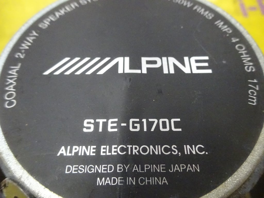 Alpine - 17cm Coaxial Speaker / STE-G170C - Nengun Performance