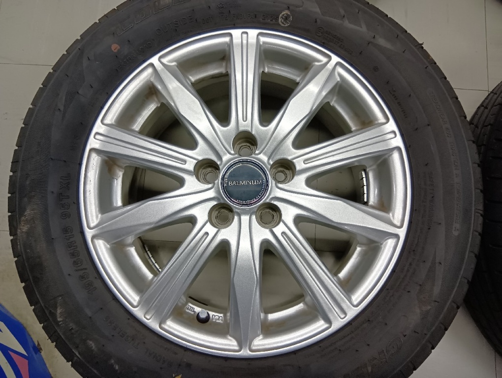 Bridgestone - BALMINUM/Overseas-made 15-inch set of 4 wheels