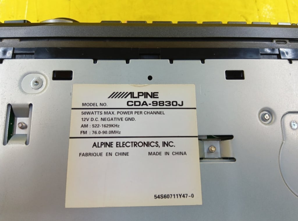 Alpine - CD player (CDA-9830J) - Nengun Performance