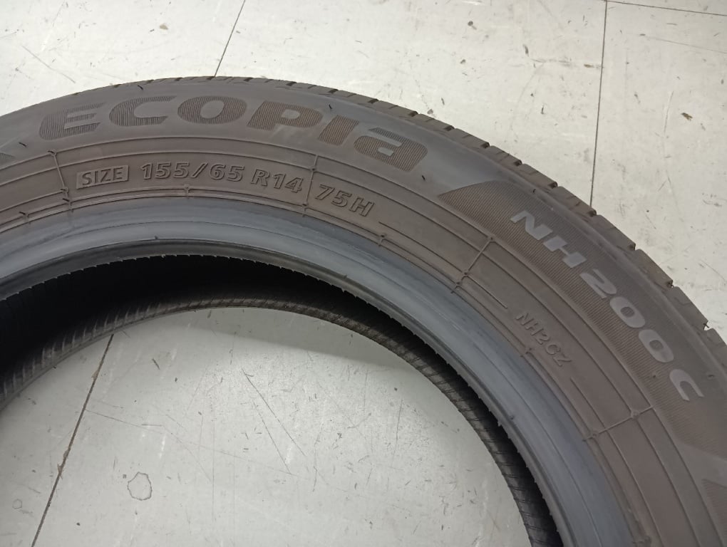 Bridgestone - Used tire (155/65R14) 6mm, 1 piece