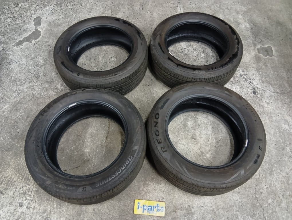 Bridgestone - Used tires (225/55R17) 7.5mm tread depth, set of 4.
