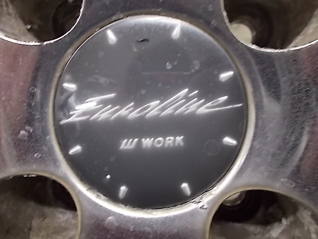 中古ホイール 4本セット WORK ユーロライン DH 17インチ 7.5J