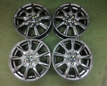 Dunlop - Unused! DUFACT 15 inch aluminum wheels x 4