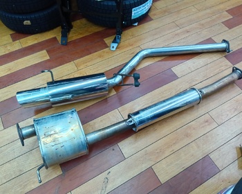 5zigen - Accord Euro R (CL7) muffler, 2-piece