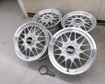 BBS - BBS RG161 139/17 inch aluminum 4 piece set