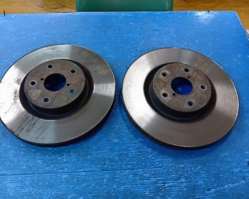 Subaru - WRX (GVB) genuine front disc rotors left and right