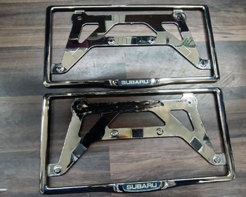 Subaru - Used! Subaru genuine license plate frame front and rear set