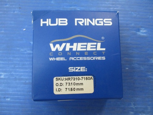 Unknown - Wheel Connect - Set of 4 unused hub rings (73.1 to 71.5 mm)