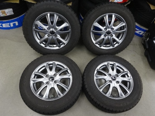 WEDS - ARREEST/TY 14-inch studless tires x 4