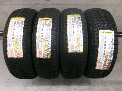 Dunlop - 4 unused all-season tires (165/65R14)