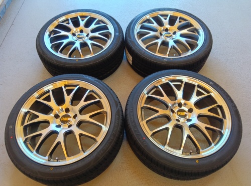 MID Wheels - Undriven! RMP 820F/4 new 20-inch tires