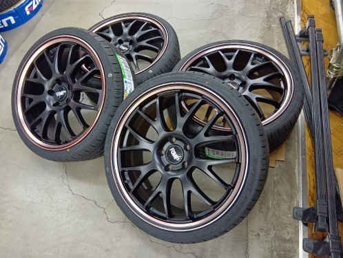 MID Wheels - Undriven! RMP 820F/4 new 20-inch tires