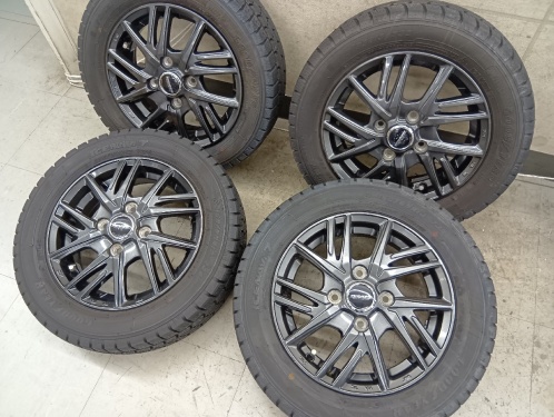 WEDS - Warren/GY13-inch studless tires (set of 4)