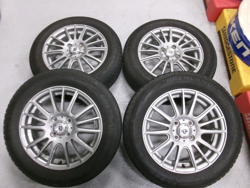 WEDS〉G・Mach 15 インチホイール& 175/65R15 スタッドレス タイヤ4本 