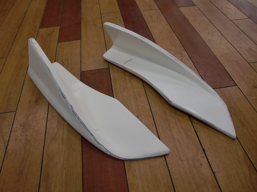 Unknown - Universal side canard lip spoiler