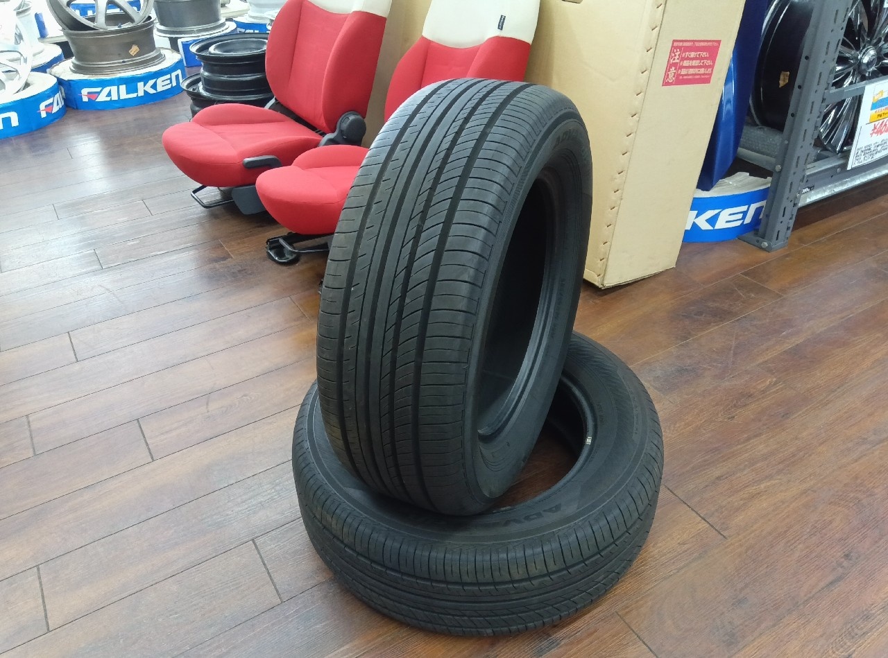 Yokohama - Used tires (225/60R16) 7mm thickness, set of 2 - Nengun