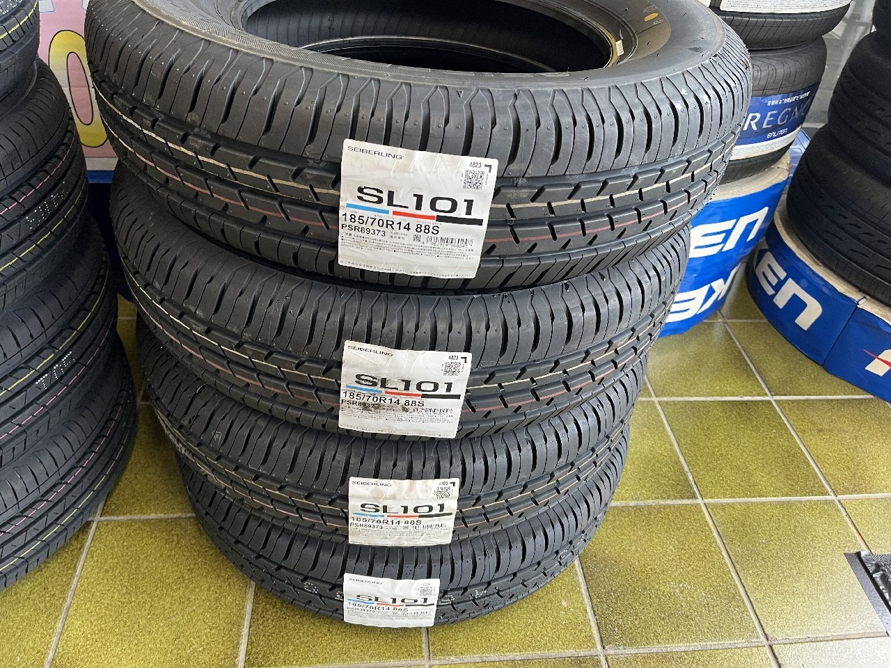 Bridgestone - Four unused SL101 tires (185/70R14) - Nengun Performance