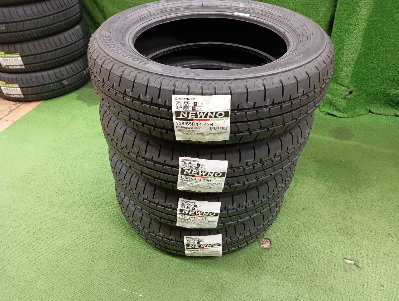 155/65R14 4本 BRIDGESTONE REGNO 2021 Bridgestone - Set of 4 unused tires (155/65R14) - Nengun Performance