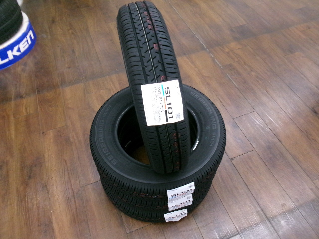 T-769【新品・未使用品】SEIBERLING SL101！145/80R13 Bridgestone - Set of 4 new SL101 tires (145/80R13) - Nengun
